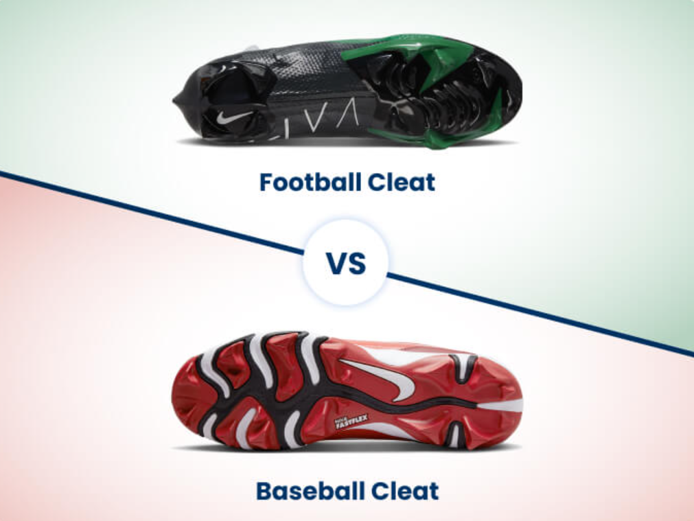 Difference Between Football and Baseball Cleats Footall